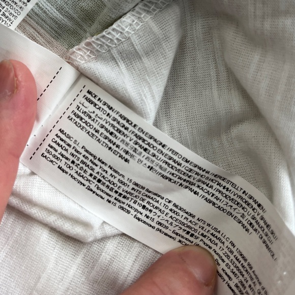 Desigual Women’s Asymmetrical Short Sheer Sleeve Tee - Made in Spain - L - Picture 11 of 11